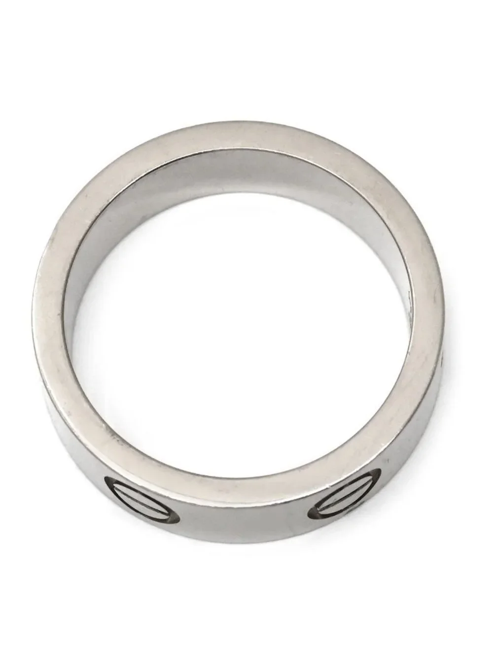 Cartier Ring Love White Gold 50 750 18K WG Classic